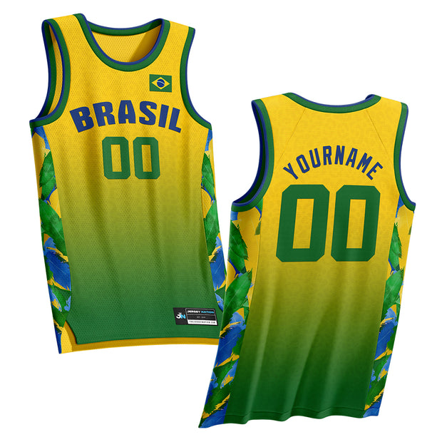 Brazil Custom Basketball Jersey