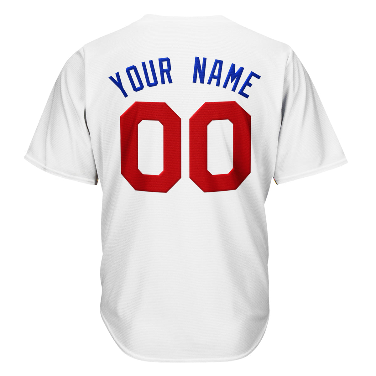 White-Red Custom Baseball Jersey – The Jersey Nation