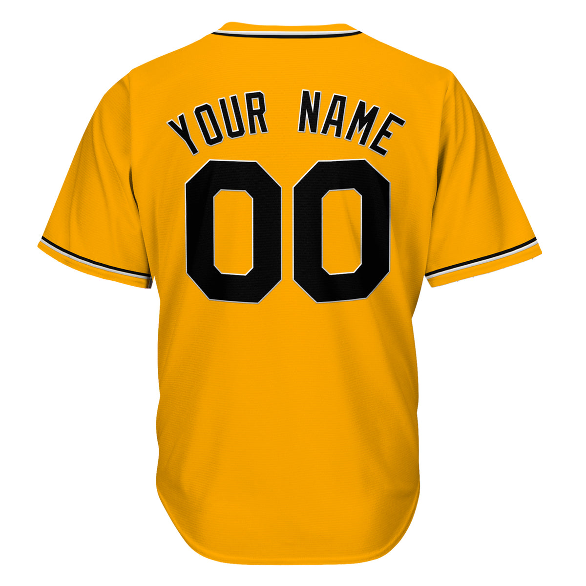 Custom Yellow Red-Black Authentic Baseball Jersey