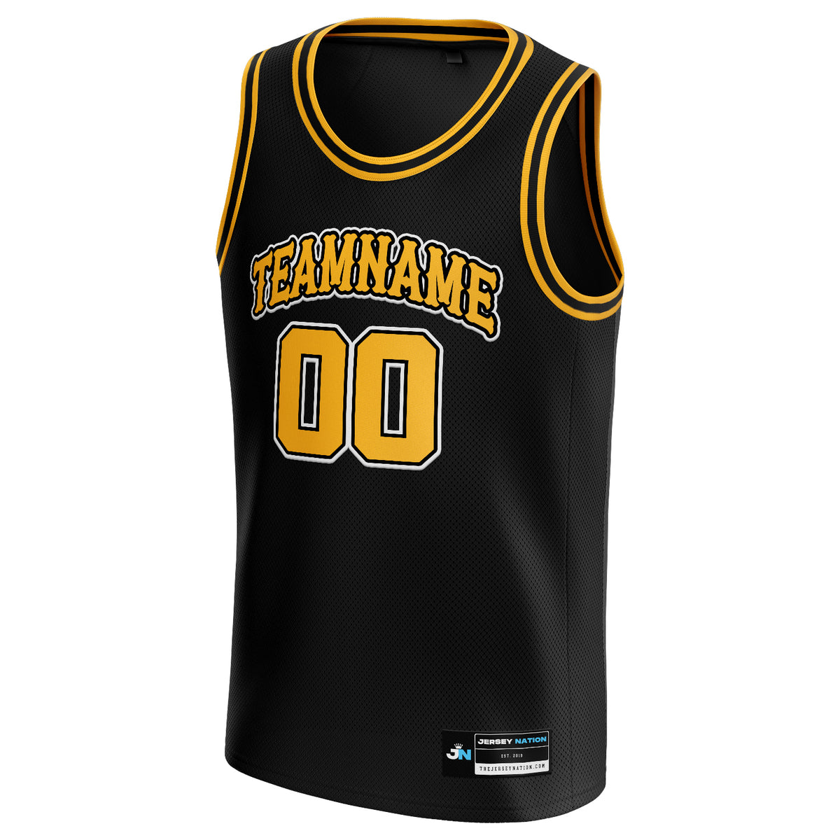 Black-Yellow Custom Basketball Jersey – The Jersey Nation