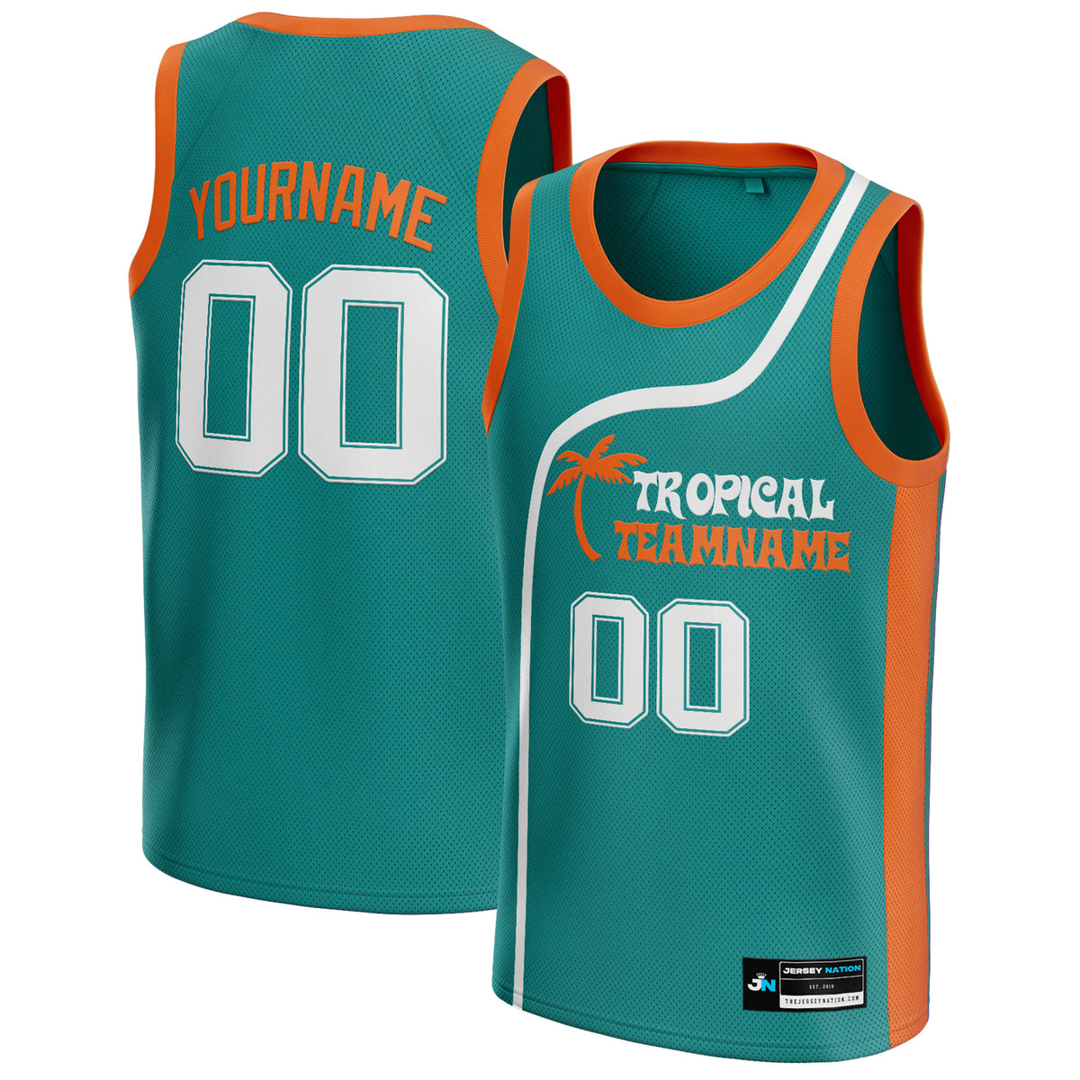 Tropical Custom Basketball Jersey The Jersey Nation