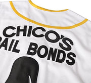 Custom Chico's Bail Bonds Bad News Bears Baseball Jersey