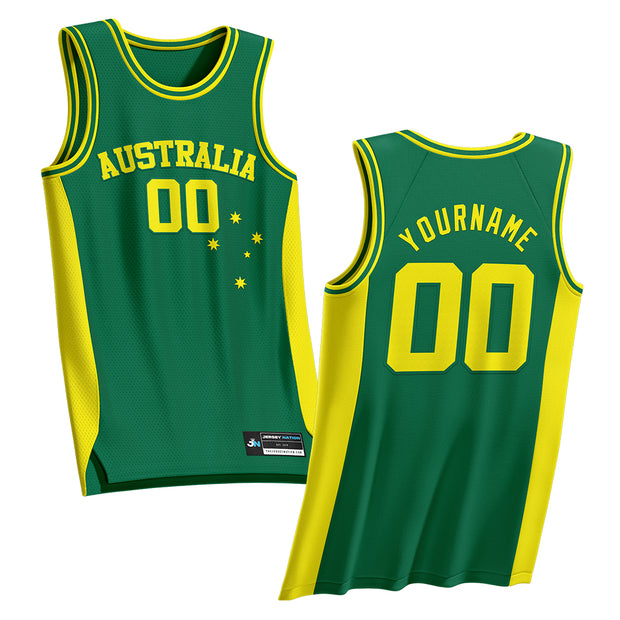 Australia Custom Basketball Jersey