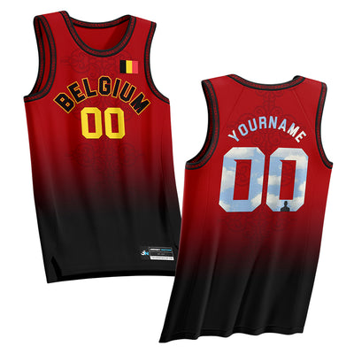 Belgium Custom Basketball Jersey