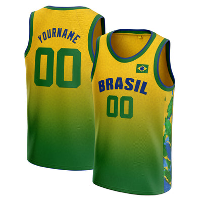 Brazil Custom Basketball Jersey