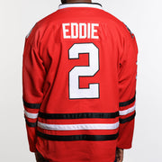 Chicago Shitters Cousin Eddie Christmas Style Hockey Jersey