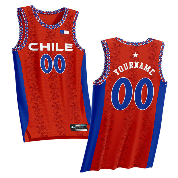 Chile Custom Basketball Jersey