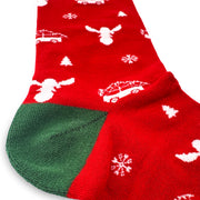 Christmas Red Crew Socks