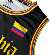 Colombia Black Custom Basketball Jersey