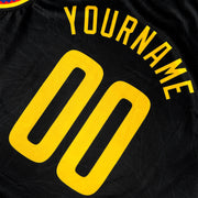 Colombia Black Custom Basketball Jersey