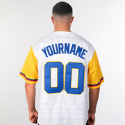 Colombia White Custom Baseball Jersey