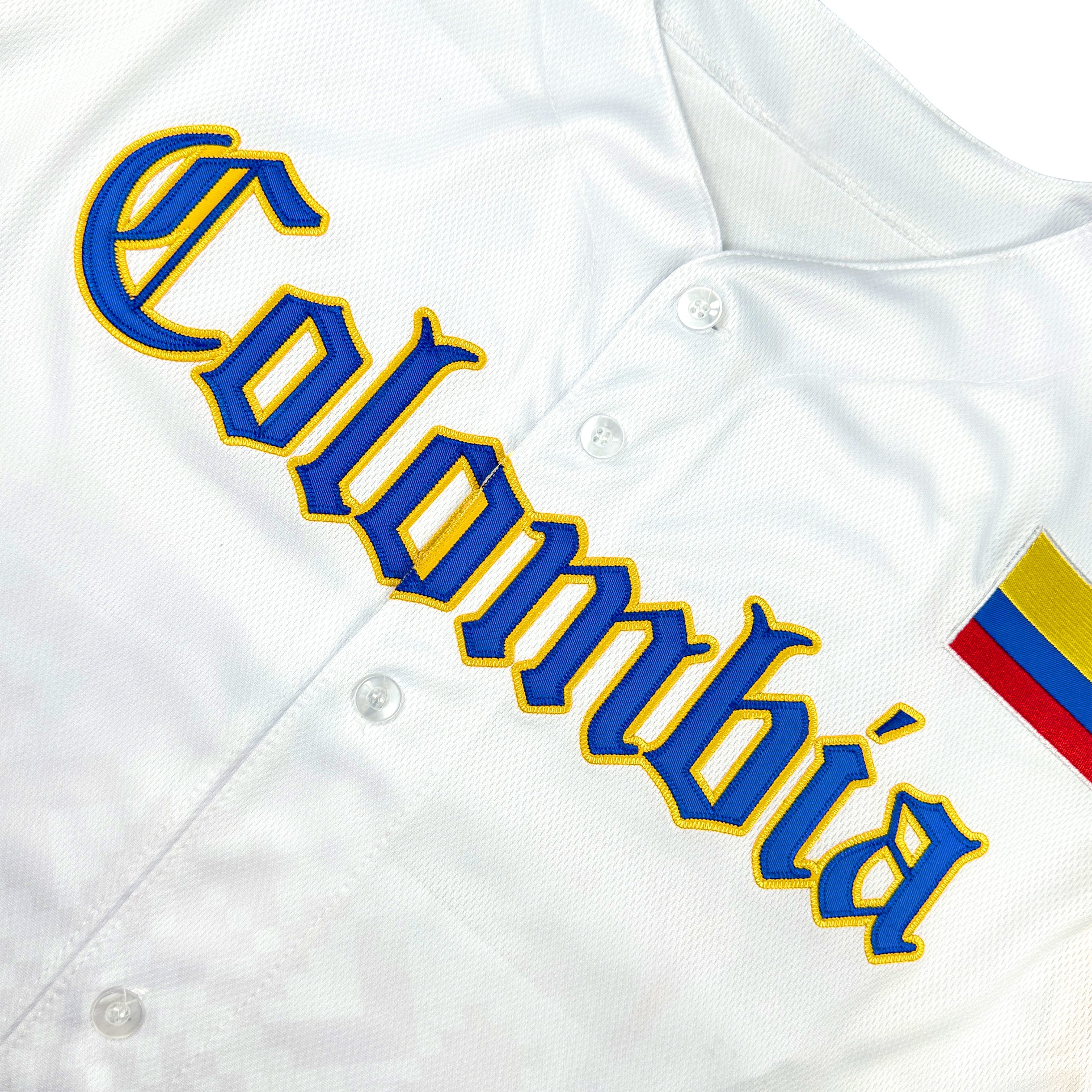 Colombia Custom Baseball Jersey