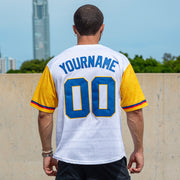 Colombia White Custom Baseball Jersey