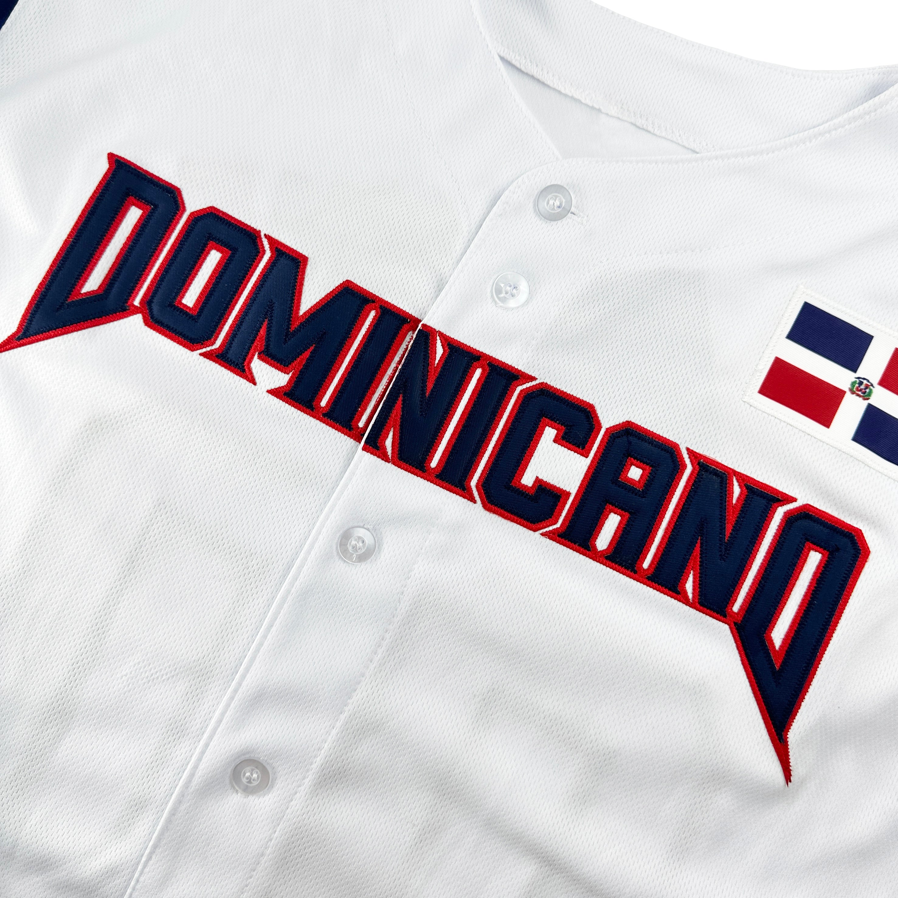 Dominican Republic Custom Baseball Jersey