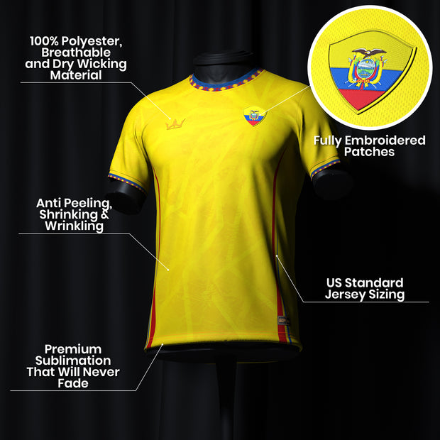 Ecuador Custom Football Jersey