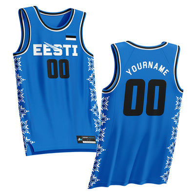 Estonia Custom Basketball Jersey