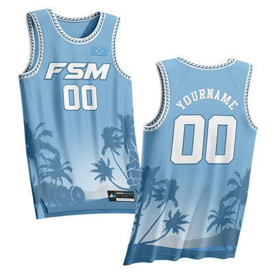 FSM Micronesia Custom Basketball Jersey