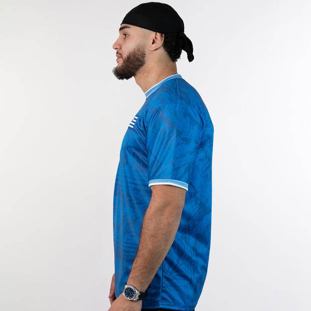 Custom Greece Soccer Jersey With Your Name & Number | Personalized Soccer Shirt For Adults | Moisture Wicking Team Sports Uniform