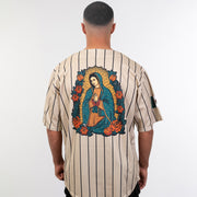 Mexico Beige Guadalupe Baseball Jersey