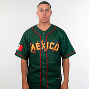 Mexico Green Guadalupe Baseball Jersey