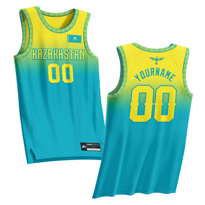 Kazakhstan Custom Basketball Jersey