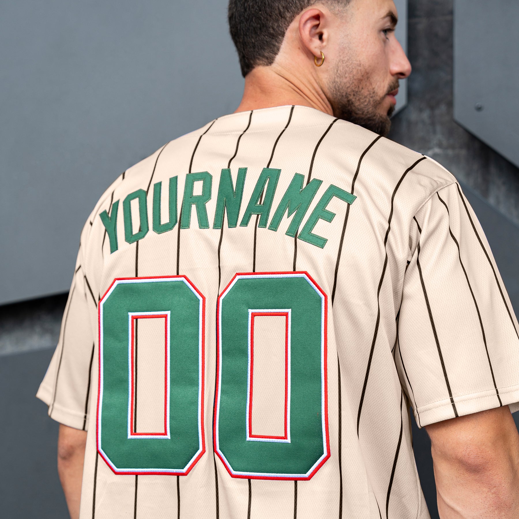 Mexico Custom Beige Baseball Jersey