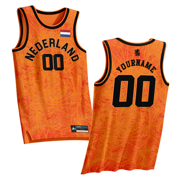 Netherlands Custom Basketball Jersey