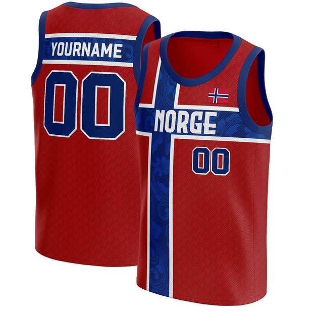 Norway Custom Basketball Jersey