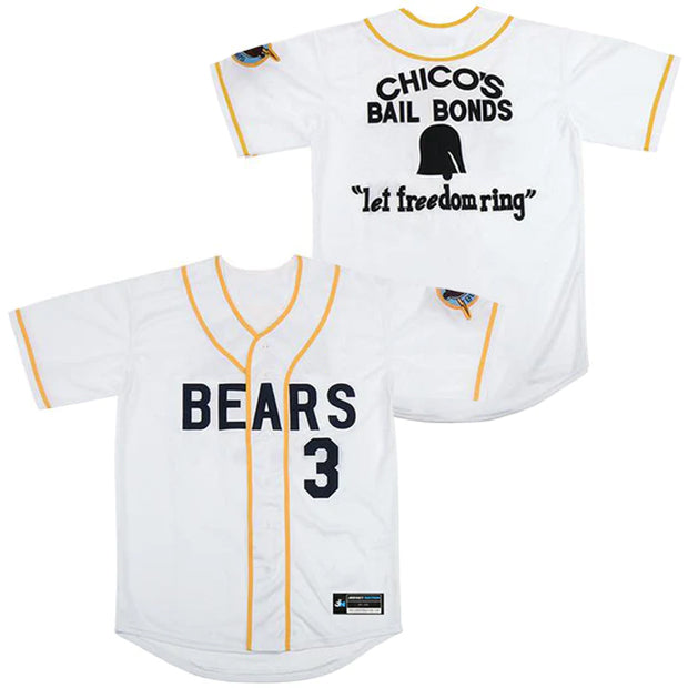 Chico's Bail Bonds Bad News Bears Baseball Jersey in 2023