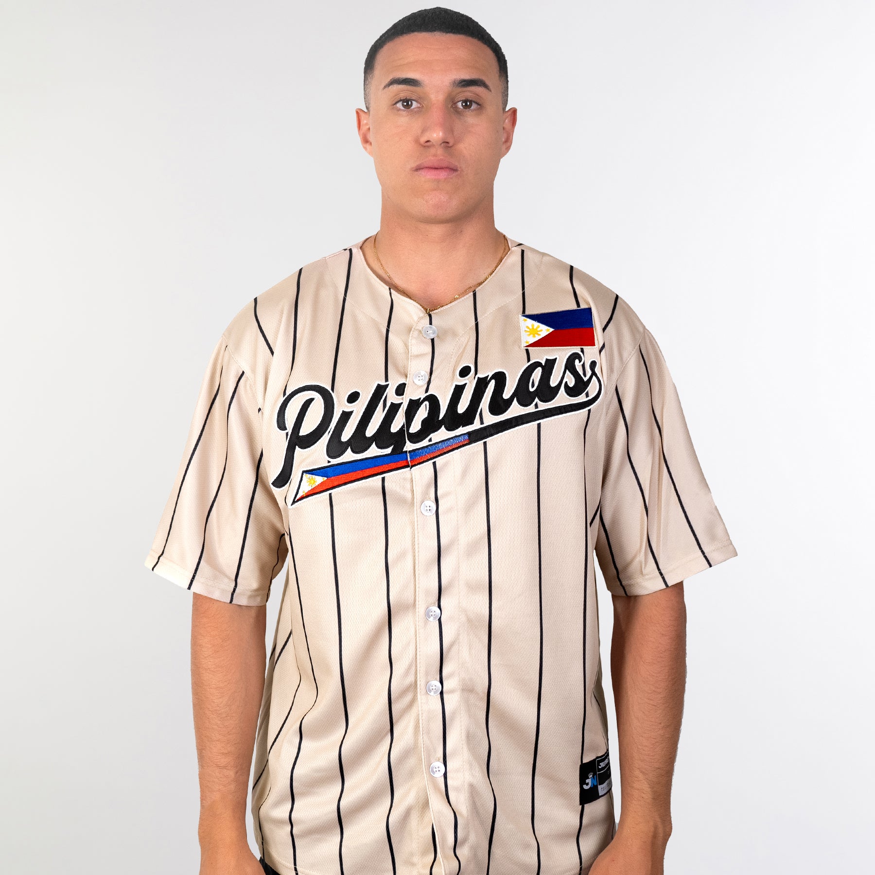 Philippines Beige Custom Baseball Jersey