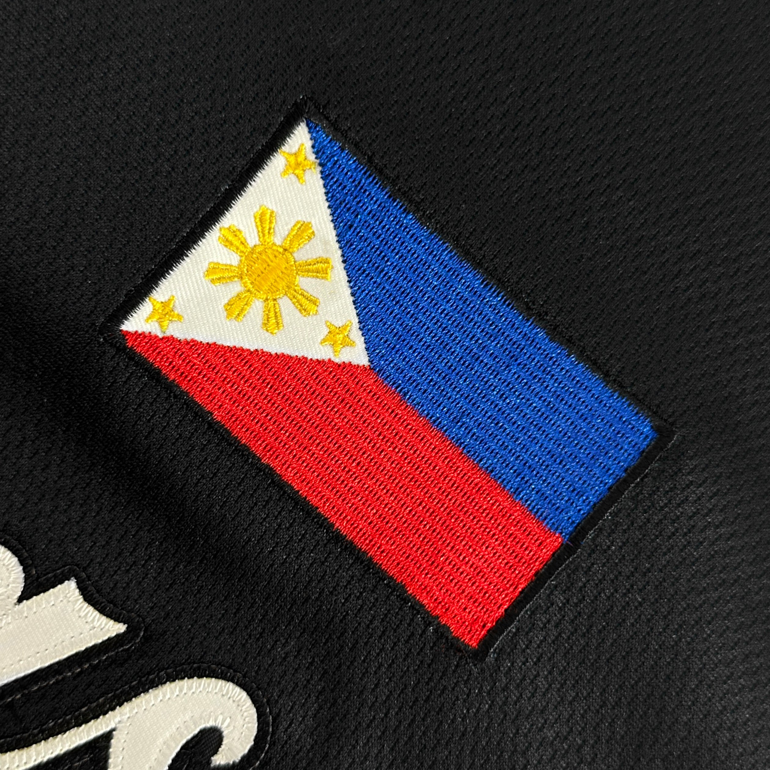 Philippines Black Custom Baseball Jersey