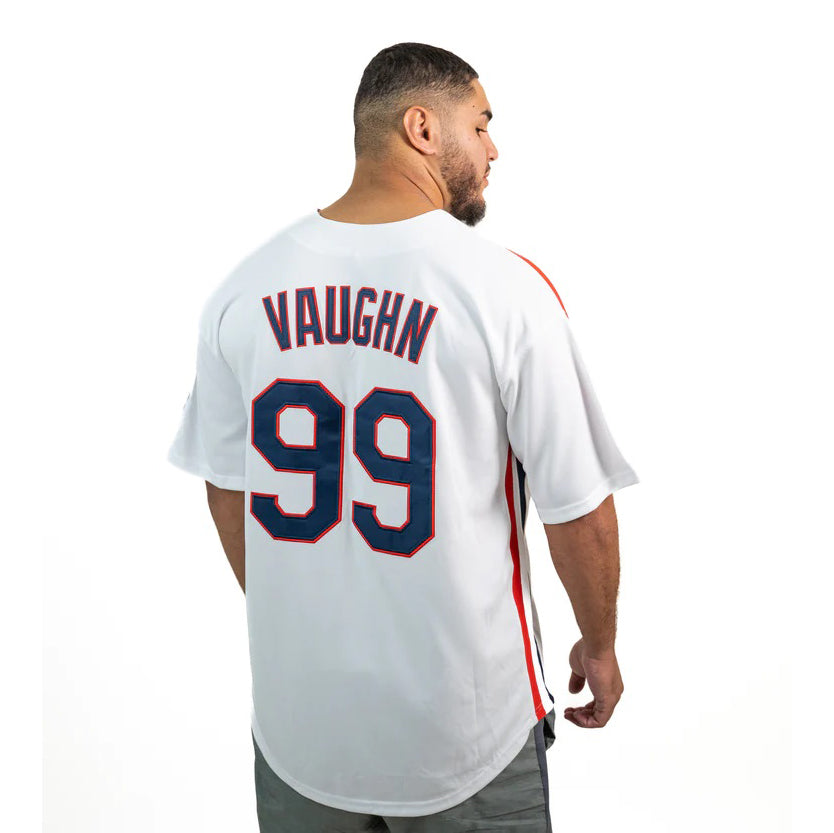 Majestic Cleveland Indians Rick Vaughn Wild offers Thing Jersey - MEDIUM