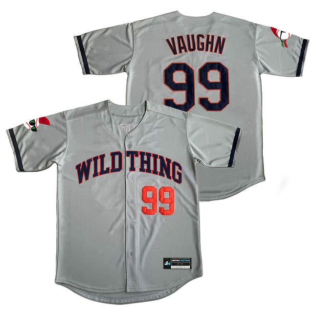 RICKY WILD THING VAUGHN  Cleveland Indians Majestic Cooperstown
