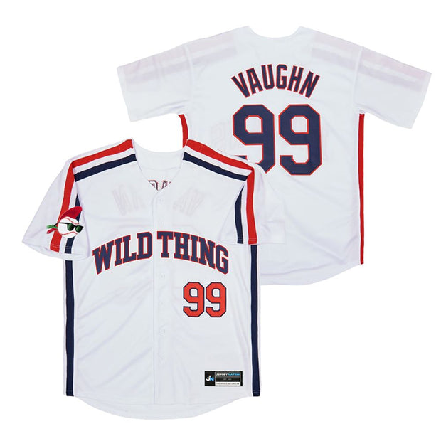 Major League Cleveland Indians Rick Vaughn Wild Thing Movie Jersey L