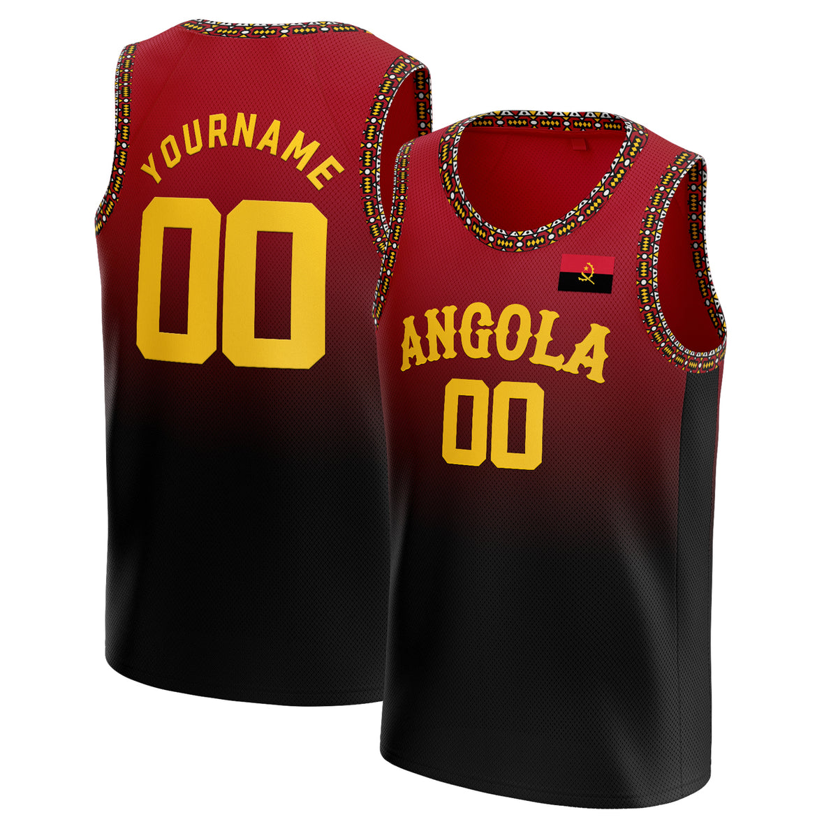 Angola Custom Basketball Jersey – The Jersey Nation