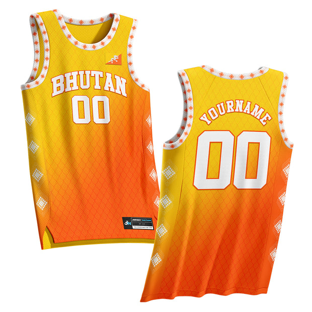 Bhutan Custom Basketball Jersey
