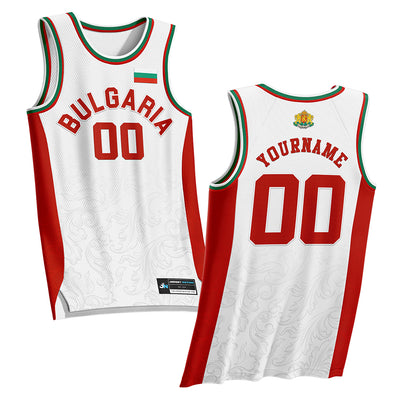 Bulgaria Custom Basketball Jersey
