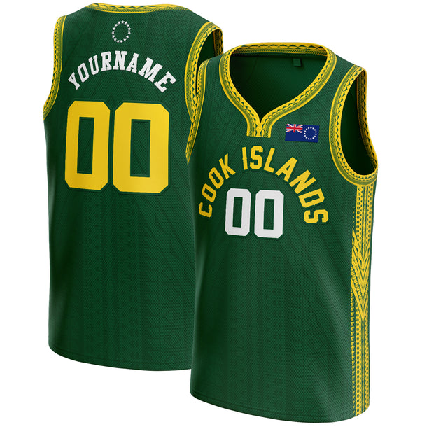 Cook Islands Custom Basketball Jersey