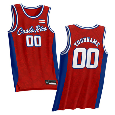 Costa Rica Custom Basketball Jersey