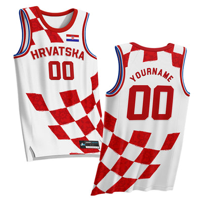 Croatia Custom Basketball Jersey