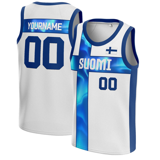 Finland Custom Basketball Jersey