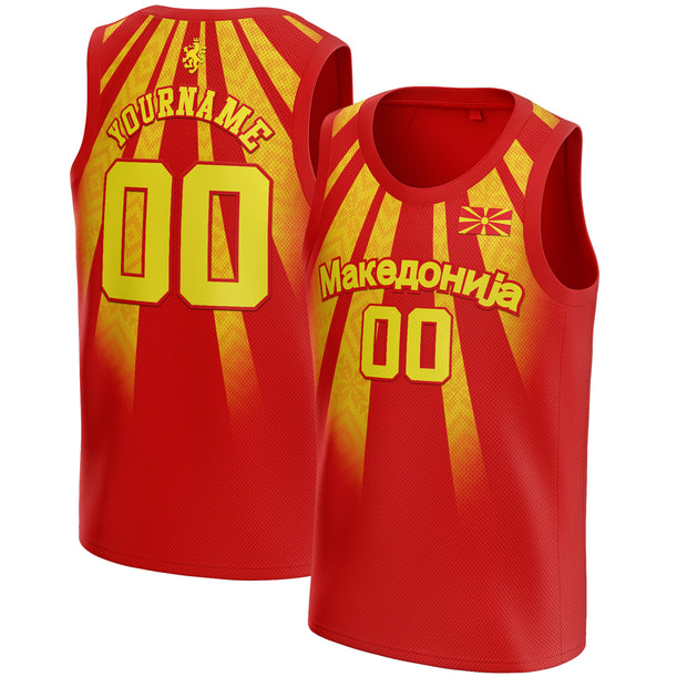Macedonia Custom Basketball Jersey