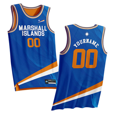 Marshall Islands Custom Basketball Jersey
