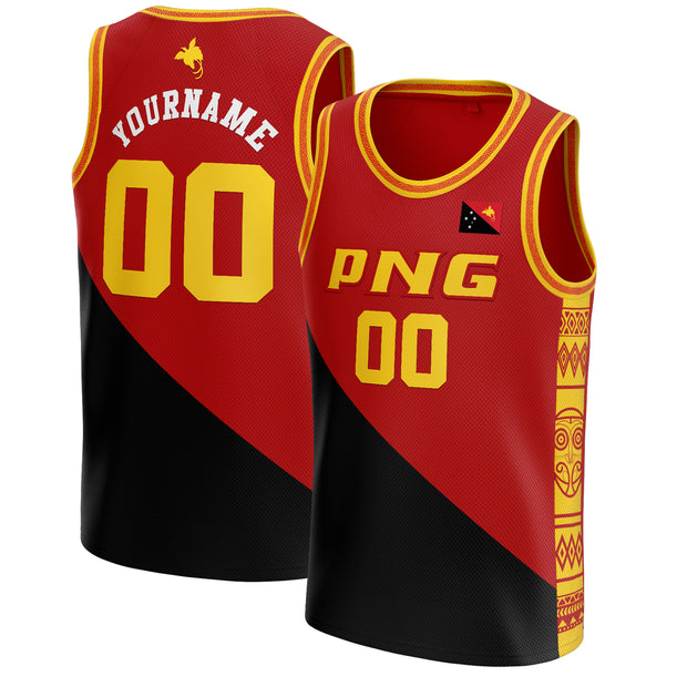 Papua New Guinea Custom Basketball Jersey