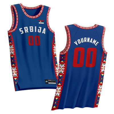 Serbia Custom Basketball Jersey