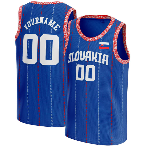 Slovakia Custom Basketball Jersey