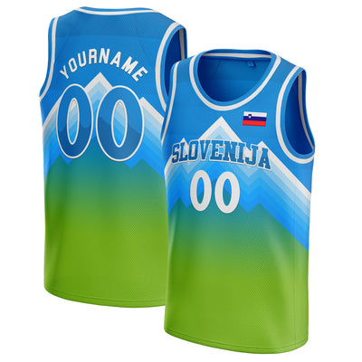 Slovenia Custom Basketball Jersey