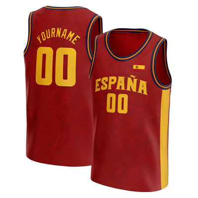 Spain Custom Basketball Jersey