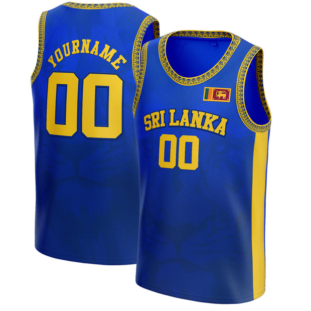 Sri Lanka Custom Basketball Jersey