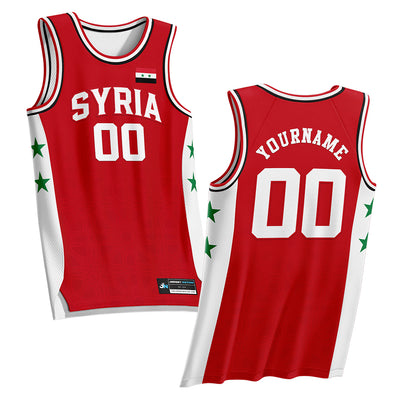 Syria Custom Basketball Jersey